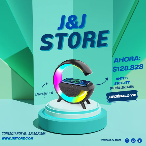 LÁMPARA PARLANTE TIPO G