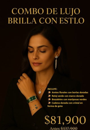 Combo de lujo brilla con estilo