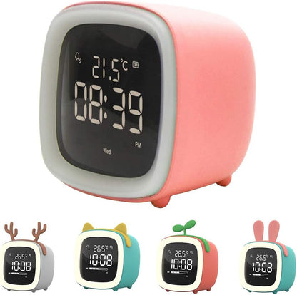 Reloj digital despertador recargable